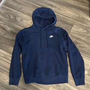 Men’s navy blue Nike hoodie sz SM